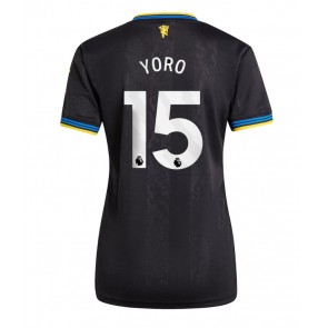 Manchester United Leny Yoro #15 Rezervni Dres za Ženska 2025-26 Kratak Rukavima